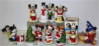 Vintage Disney Gift-Ware Christmas Figurines