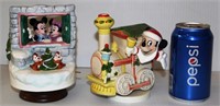 2 Schmid Disney Christmas Music Boxes