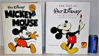 2 Mickey Mouse Coffee Table Books