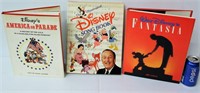 3 Disney Books - On Parade, Fantasia, Music