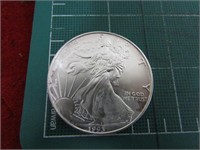 (1) US Coin. Silver Eagle coin.