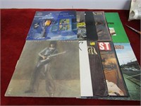 (10) Vintage Rock Albums LP Vinyl Records.