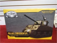 New Testors M4A3 Sherman tank model.