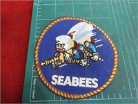 Vintage 4" Seabees Patch.