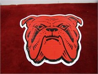 Red Dog Beer Metal Embossed sign. 18" by 20"