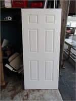 36" by 80.25" new white door.