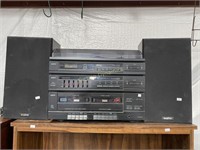Sony Stereo System, turntable, Cassette, Speakers