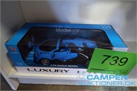 Fjernstyret Luxury bil, blå