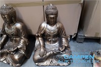 Siddende buddha figur H60 cm.