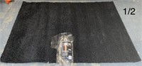 Black 5' x 7' Area Rug (see 2nd photo)