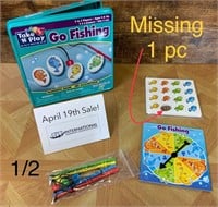 Go Fishing Game (missing 1 piece)