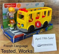 Fisher Price Talking Bus (French)
