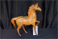 LEATHER HORSE STATUE