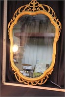 ANTIQUE FRENCH CARVED MIRROR