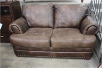 LEATHER LOVE SEAT