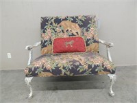 FRENCH FARMHOUSE DOUBLE SETTEE