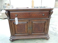 MARBLE TOP ACCENT CABINET BY BROYHILL