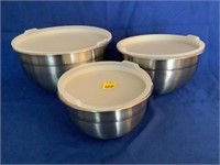 Stainless Cupboard Mixing Bowls