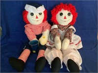 Raggedy Anne and Andy Dolls