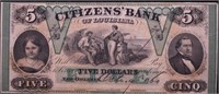 1860 5$ REMEAIDER NOTE XF