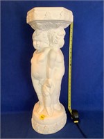 Plaster Cherub Stand