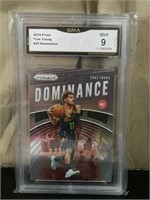 GMA Graded 9 Mint Trae Young Prizm Dominance