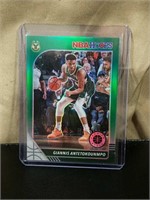 Rare Giannis Antetokounmpo Green Mosaic Card