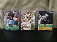 (3) Mint Hard To Find Walter Payton Football Cards