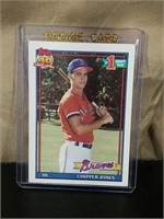 Mint 1991 Topps Chipper Jones Rookie Baseball Card