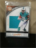 2016 Leonte Carroo Player Worn Jersey Relic Card
