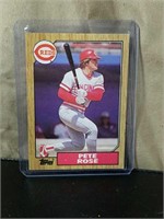 Mint 1987 Topps Pete Rose Baseball Card