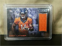 2014 Rookies & Stars Cody Latimer Jersey Relic