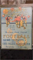 Tournament of Roses 1916 Football Poster Board