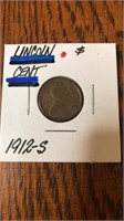 1912 S  Lincoln Cent