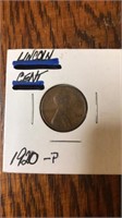 1920 P Lincoln Cent