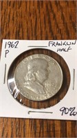 1962 P Franklin Half Dollar