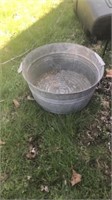 Galvanized bucket