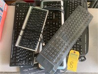 ASSORTED KEYBOARDS (WIRED / WIRELESS / PORTABLE)