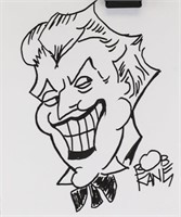 Bob Kane American Pop Ink on Paper Joker