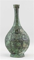 Chinese Zhou Style Bronze Beast Vase