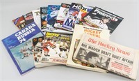 Lot of 16 Hockey Magazines and Other Memorabilia