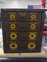 Vintage Bauer & Black 4 drawer metal box