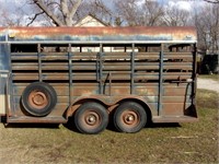16ft livestock trailer good tires WW trailer