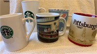 Assorted Starbucks Coffee Mugs