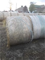 Lot of 10 Bales of Rye Straw/Hay Round Bales