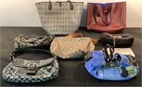 (8) Assorted Purses & Hand Bags