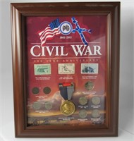 Civil War Plaque Collector Stamps & Coins