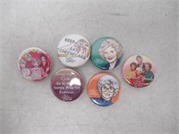 Lot of (6) Buttons