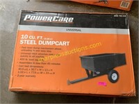 PowerCare 10 cu ft Steel Dump Cart