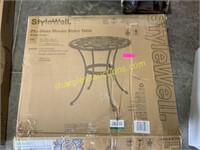 StyleWell 28" Glass Mosaic Bistro Table